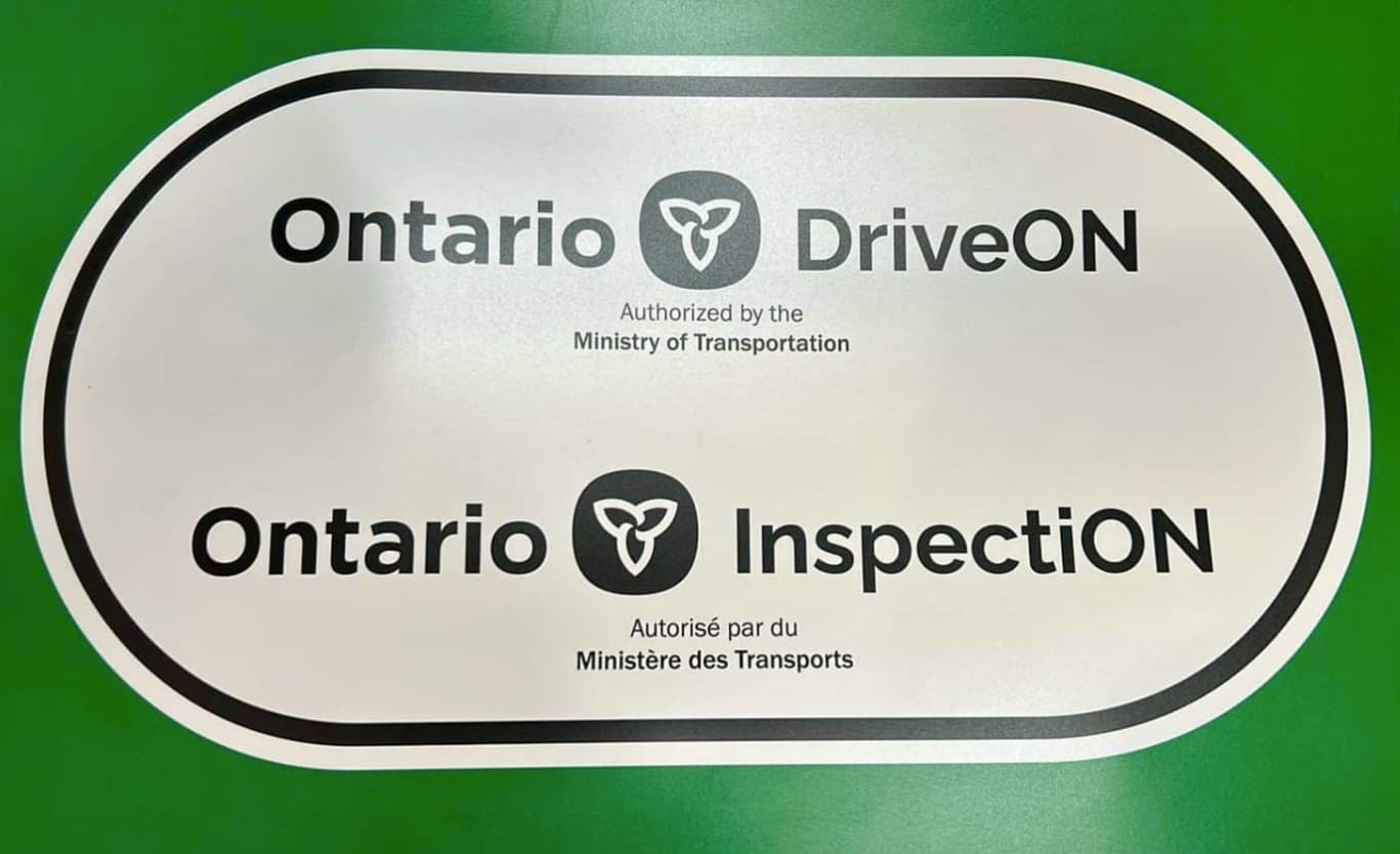 MTO Authorized Inspection Station Certificate